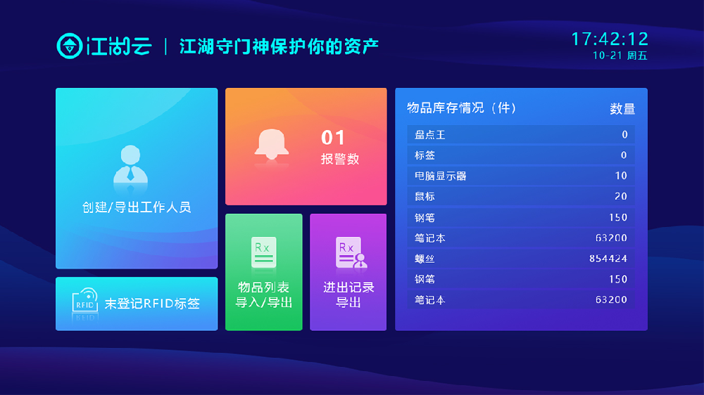 防偽溯源RFID資產管理系統